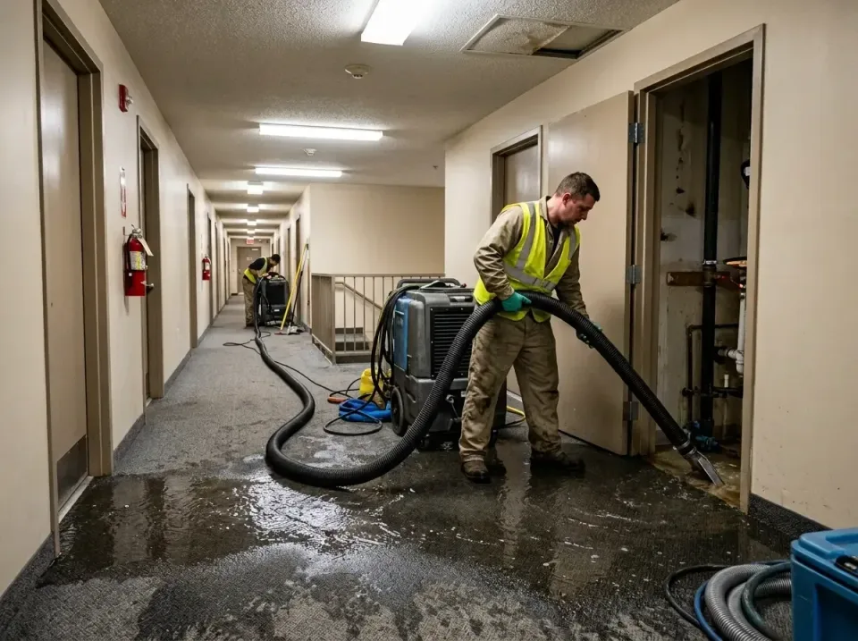 multi-unit-apartment-hallway-f-005 — frequently asked questions, Emergency Burst Pipe Water Extraction & Removal in Guthrie,…